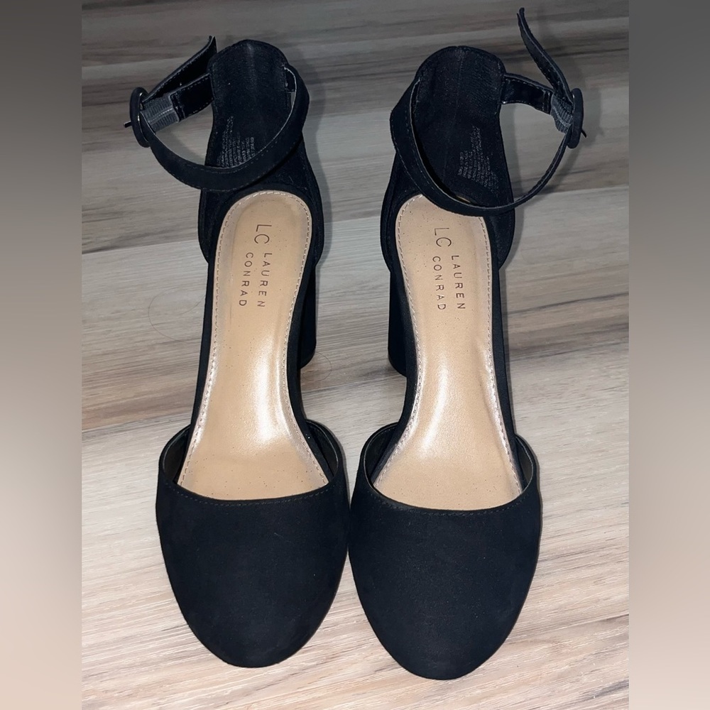 LC Lauren Conrad Hydrangea Women's High Heels - Black
